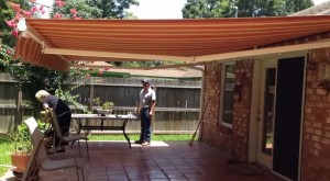 Install Awning in Backyard