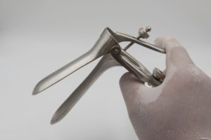 Speculum Held by Hand