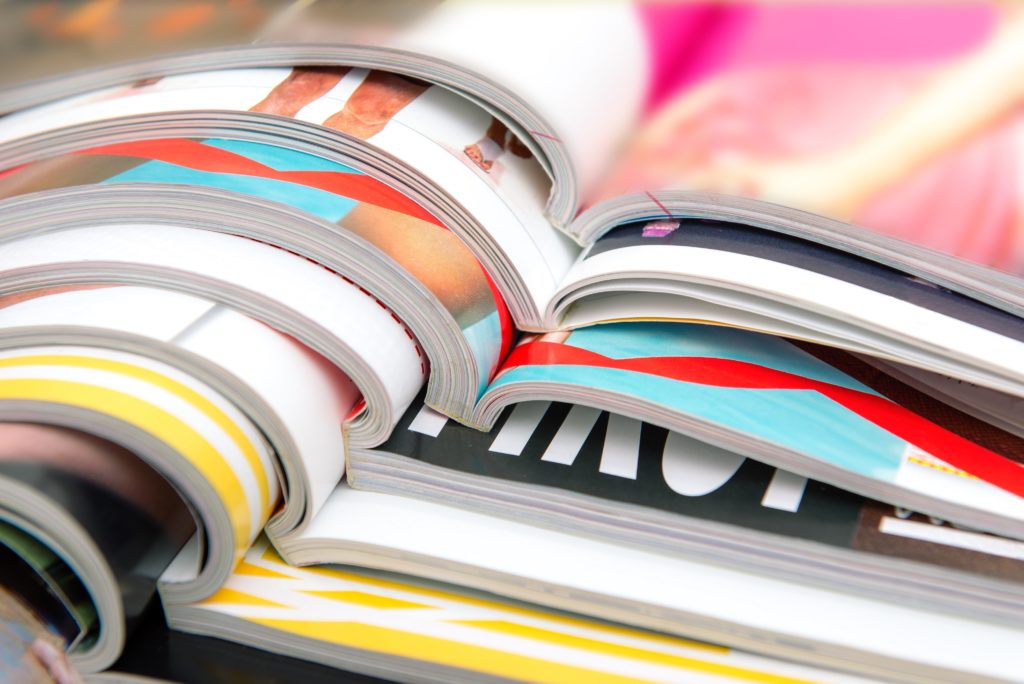 magazines for research about fashion